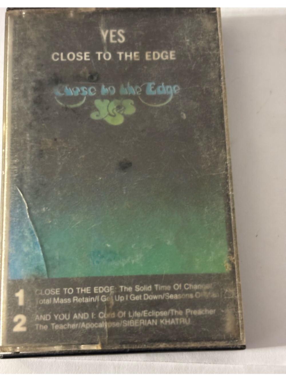 Yes "Close to the Edge" Cassette Tape - Black & Green
